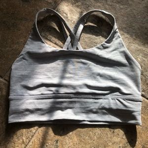 Lululemon Long Line Energy Bra Gray 6